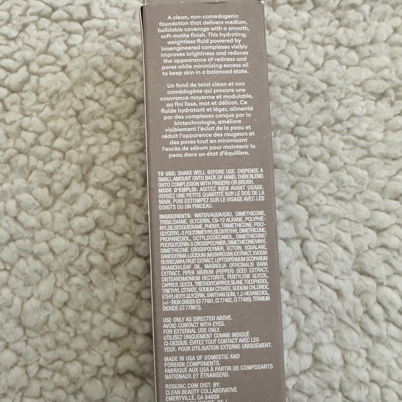 ROSE INC
Softlight Skin-Smoothing Hydrating Non-Comedogenic Foundation - Picture 7 of 7
